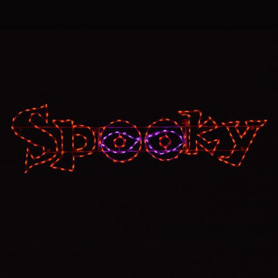 Enseigne lumineuse Spooky