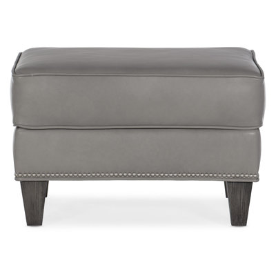 Davidson Leather Ottoman