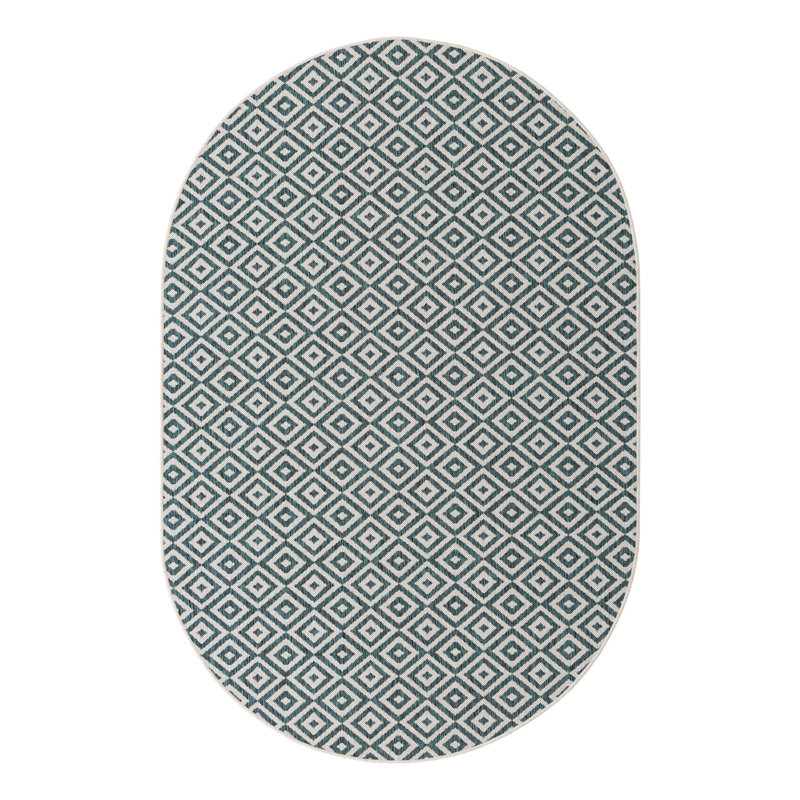 Rufina Costa Rica Indoor/Outdoor Rug, Oval 5'3" x 8'