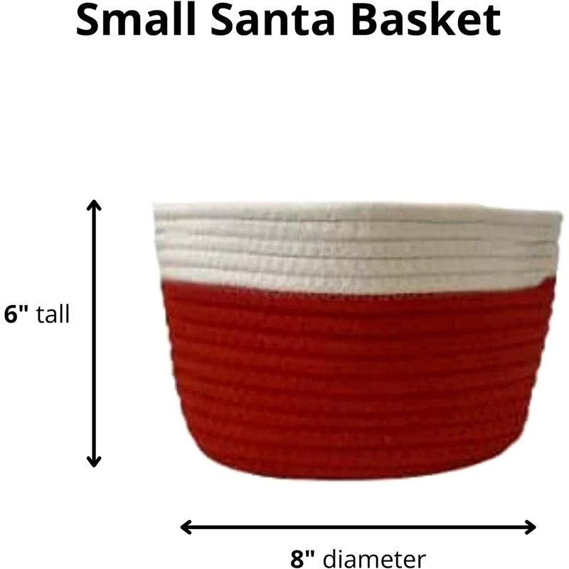 Panier de Noël en osier
