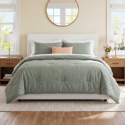 Pre-Washed Cotton Comforter Set