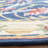 Ozella Hand Tufted Wool/Cotton Oriental Rug in Ivory/Navy-1160576191