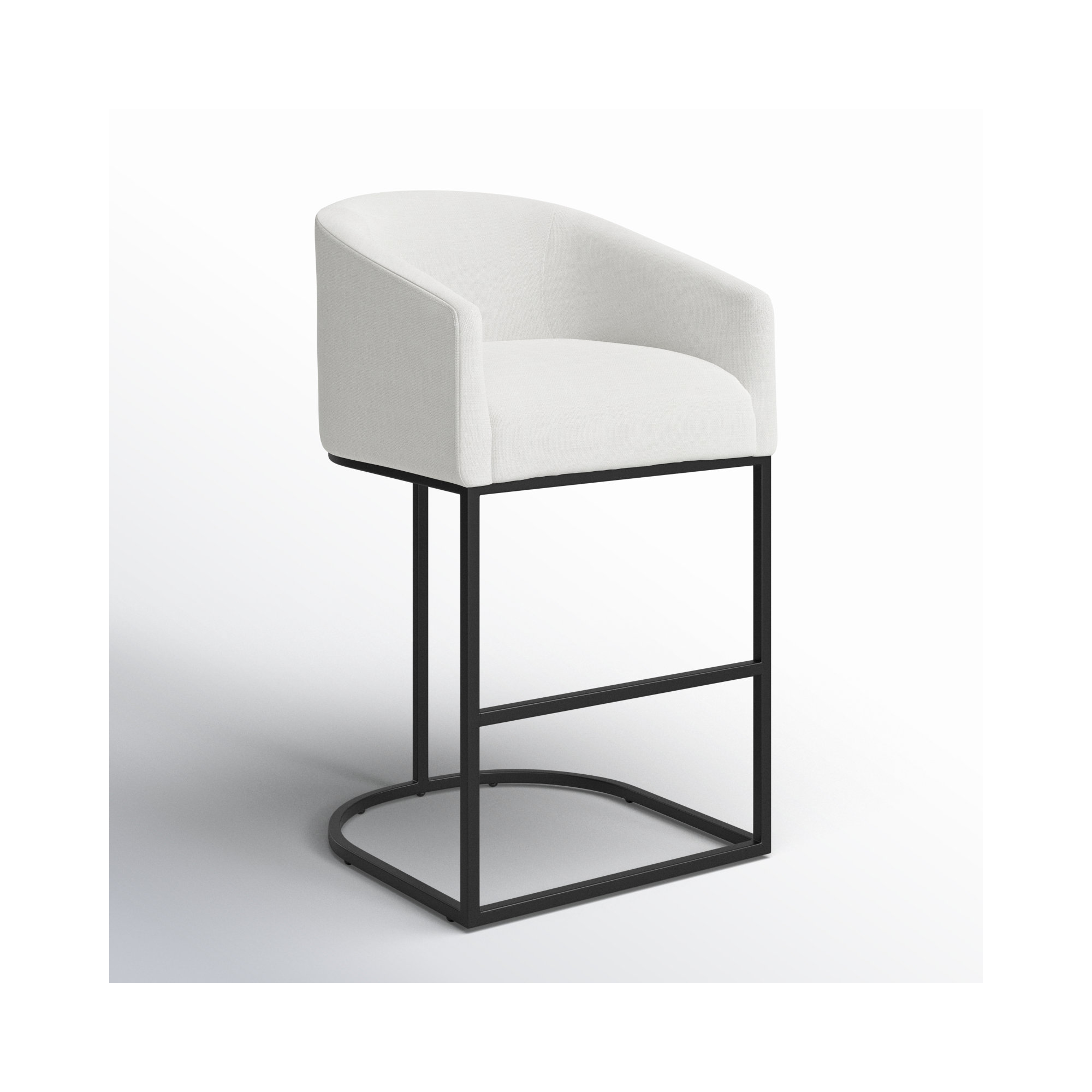 Austri Counter & Bar Stool, Bar Stool (29.9" Seat Height), White