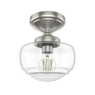 Hunter Saddle Creek 1 Light Mini Flush Mount Ceiling Light Fixture