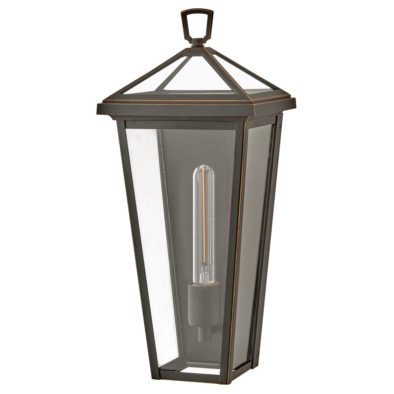 Hinkley Alford Place Medium Wall Mount Lantern, 18" H x 8" W x 6.5" D, Oil Rubbed Bronze