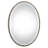 Metal Oval Wall Mirror