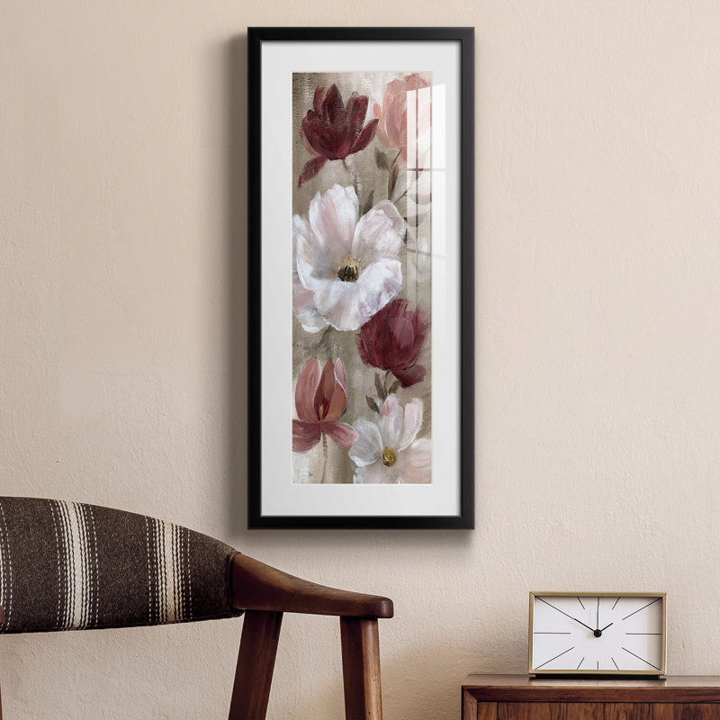 Peinture sur papier encadrée, Blanc