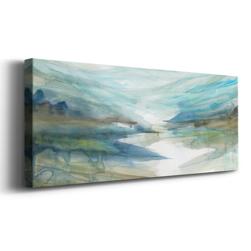 " Spring Reflection II ", 20" H x 50" W x 1.5" D