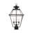 Boto Stained Glass Lantern Head Post Lantern-1368132775