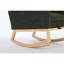Chaise berçante moderne à haut dossier FlowLuxe à dossier haut, tissu en peluche vert classique pour chambre d'enfant et salon-1501889636