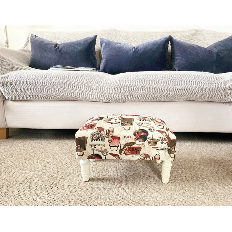 Solid + Manufactured Wood Accent Stool