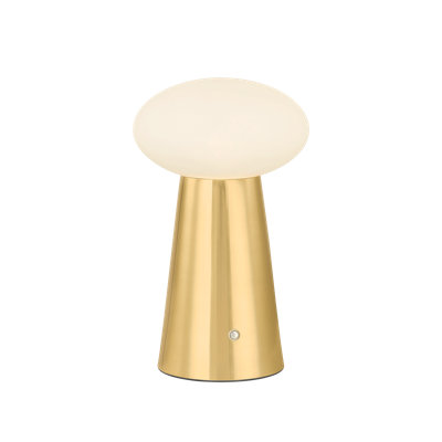 Cashel Rechargeable Table Lamp in Aged Brass