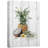 Fruits " Retro Vintage Wood Panel Pineapple Coconut "-94537666