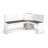 Orso 4Pc Counter Height Breakfast Nook Dining Table, Off White Brown