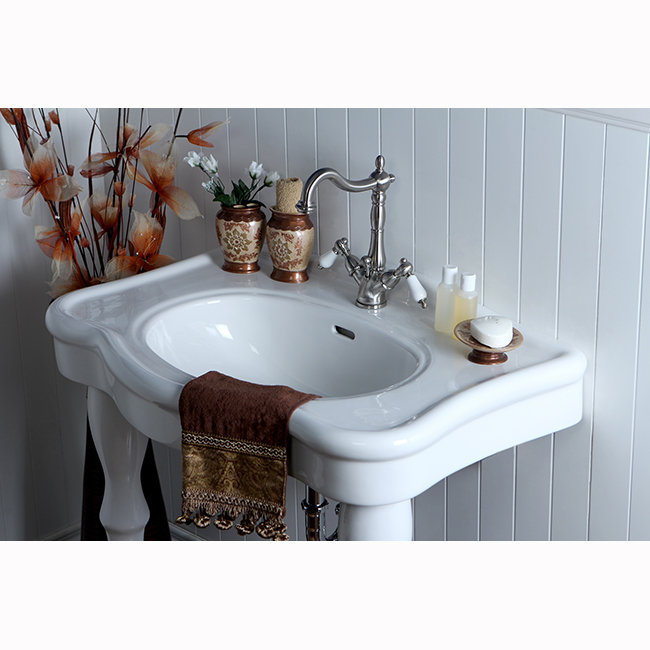 Kingston Brass Imperial 32-Inch Console Sink, Single Hole