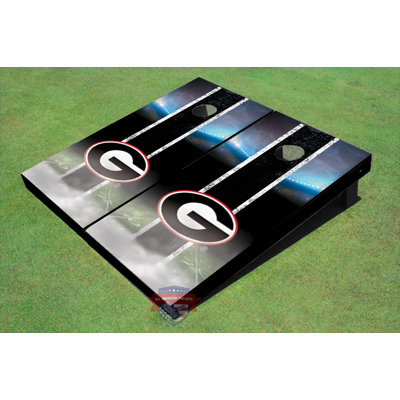 All American Tailgate Solid Wood Cornhole Set