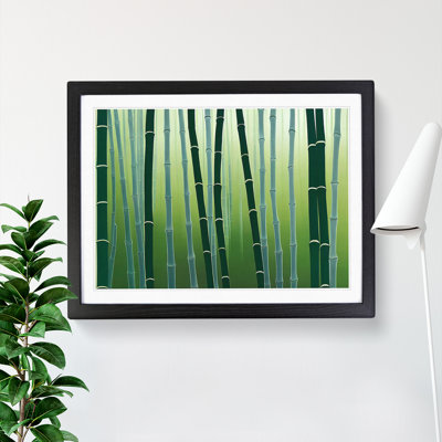 Inquisitive Bamboo Forest - Single Picture Frame Print