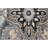Hand-Knotted Grey Wool Area Rug 8' x 10' ft– Traditional Medallion Design with Ornate Border