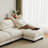 Compression Modular Chenille Sofas, Modern 4 Seater For Home