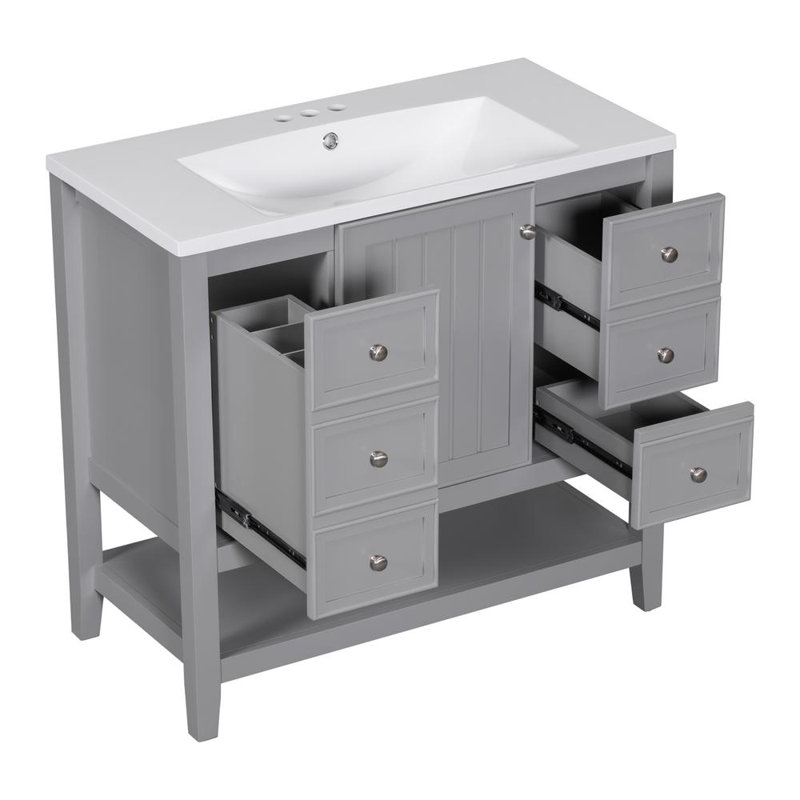 36" Bathroom Vanity with Sink