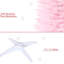 Arbre de Noël artificiel de 5 pi, rose mince avec 294 pointes de branches réalistes et support en plastique stable, ignifuge, arbre de 5 pi facile à installer, antidéflagrant ferme, décoration simple