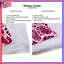 Rideaux de fenêtre rose et mauve à motif damassé et voilage - 2 panneaux-540152479-540152448