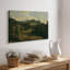 Paysage boisé / contreforts alpins-Art contemporain sur toile tendue-Gauermann-c. Milieu du 19e siècle-1603076198