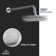 Round 2 Functions Walk-in Thermostatic Shower System with Rough-in Valve