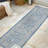 Moten Medallion Textured Weave Navy/Gray Indoor/Outdoor Rug-1281401505
