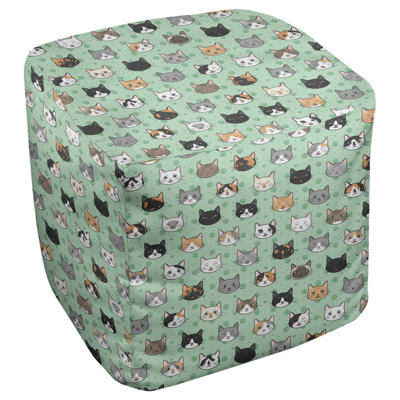 Repose-pieds cubique pour chat kitty Kitterman