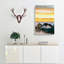 Mountain Peaks In Abstract - Wrapped Canvas-55309666