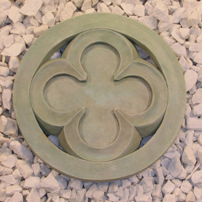 Gothic Quatrefoil Stepping Stone