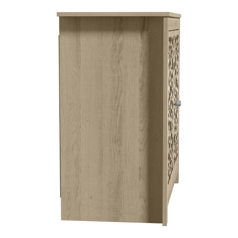 Norberto Transitional Coordinated Accent Cabinet Set Of 2, Oslo Oak