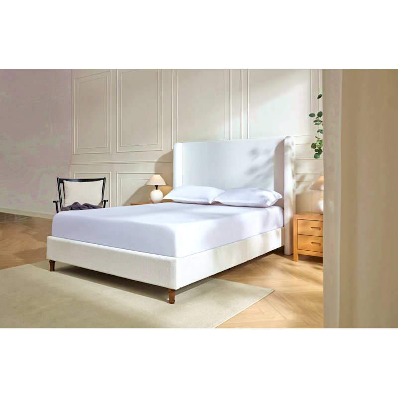 Grand lit tapissier Harper