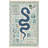 Boho Botanical Serpent Print Area Rug