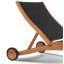 Outdoor Teak Chaise Lounge-2022375428