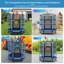 Rosaysela 17 Stories 30.5cm Round Backyard Trampoline with Safety Enclosure
