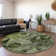Premium Machine Washable Cerrito AMF555 Green Rug