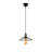 Adjustable Height Single Pendant With Metal Cap