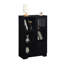 MDF Painted Cabinet With Glass Doors And Drawer-2085937330