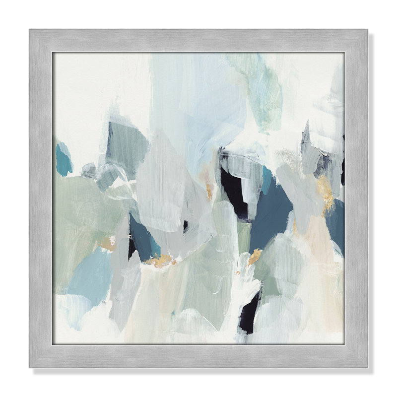«Little Talks II» par Isabelle Z - reproduction d'art sur toile, H 37 po x l 37 po, Papier dans un cadre photo, Argent mat