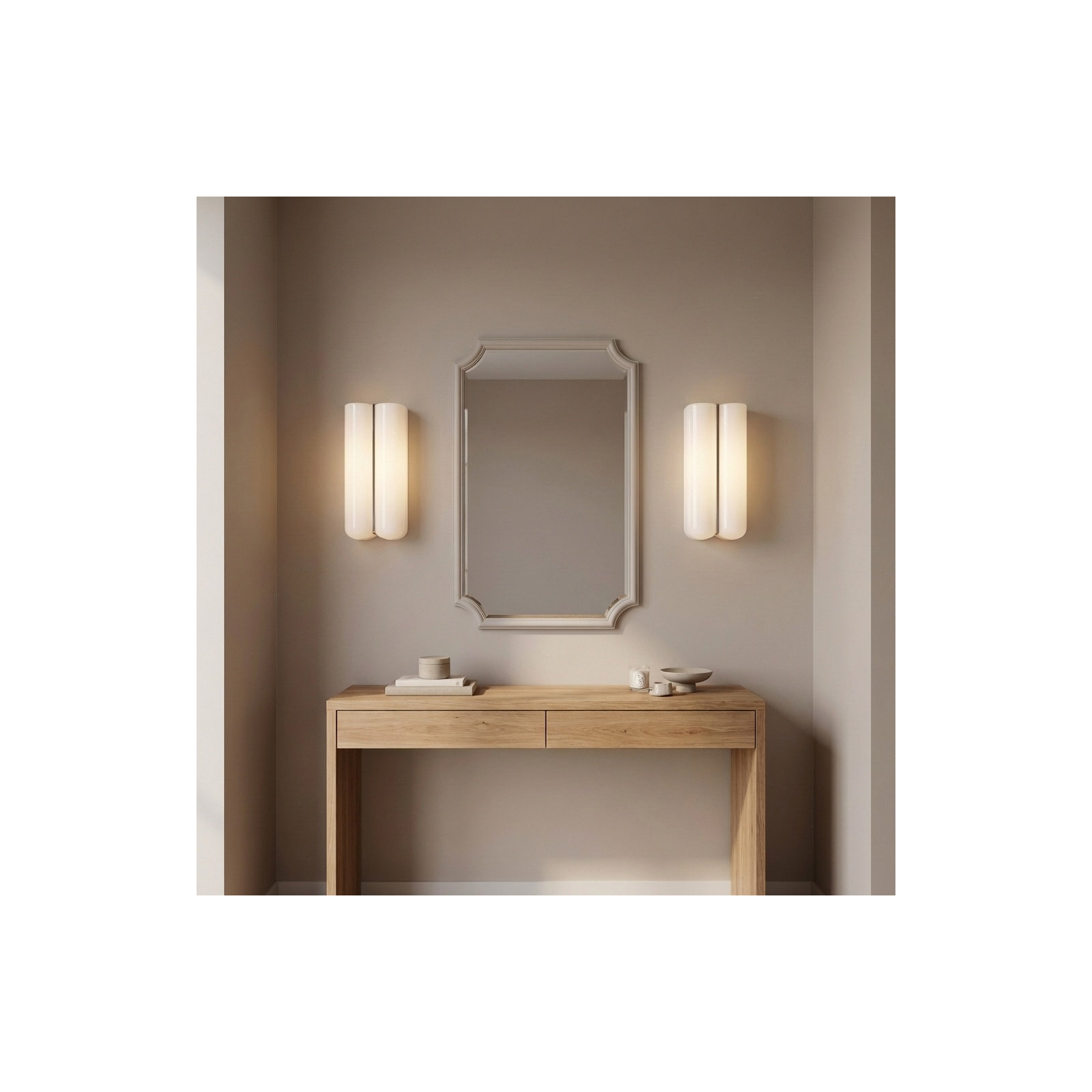 Cheverny Medium Sconce, Polished Nickel
