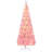 Prelit Snow Flocked Artificial Christmas Tree with Pencil Shape