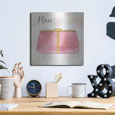 Mercer41 «Fashion Blooms II Pink» par Jess Aiken, art mural en métal
