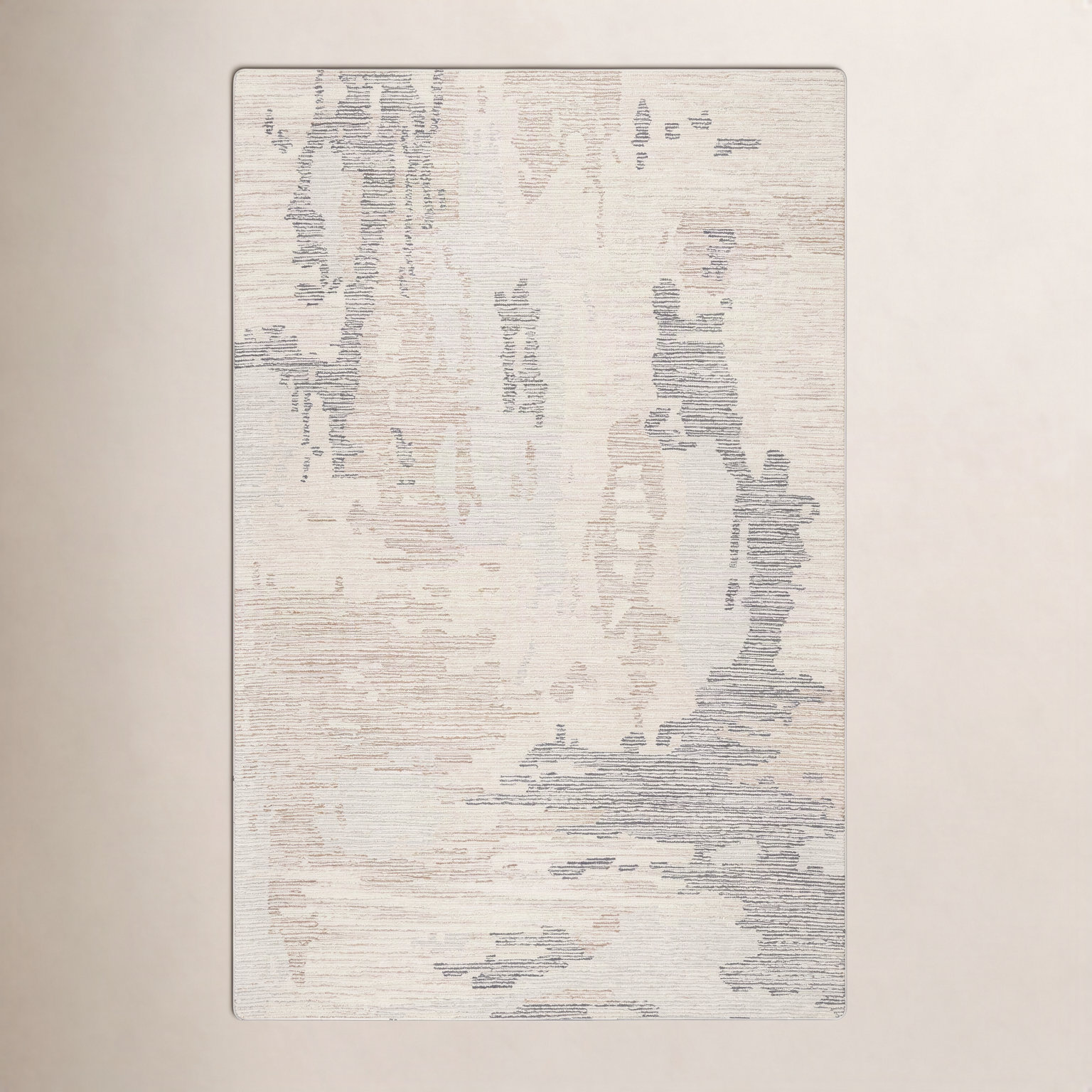 Noland Brushstrokes Hand-Tufted Abstract Rug, Rectangle 9' x 12'