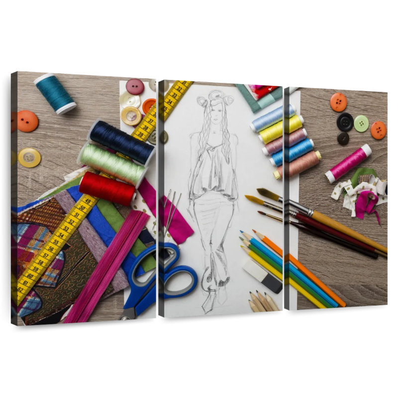 Senne Fashion Dessin, H 42 po x l 65 po