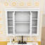 Pharmacie murale avec armoire de rangement et tablettes ouvertes