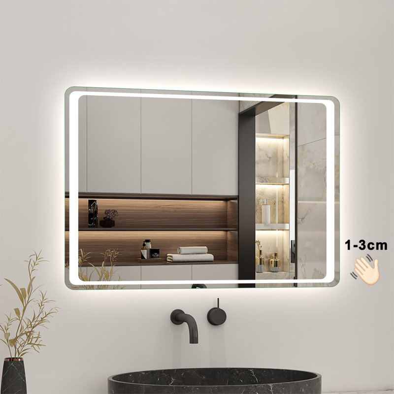 Ahlayla Rectangle Mirror, 60cm H x 80cm W