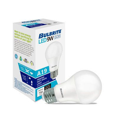 Ampoule à DEL A21 à intensité variable de 9 watts (équivalent à 60 watts)