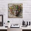  «Earth Face 4» par Rey Klimt, art mural sur toile, 18 po x 18 po-1804451525